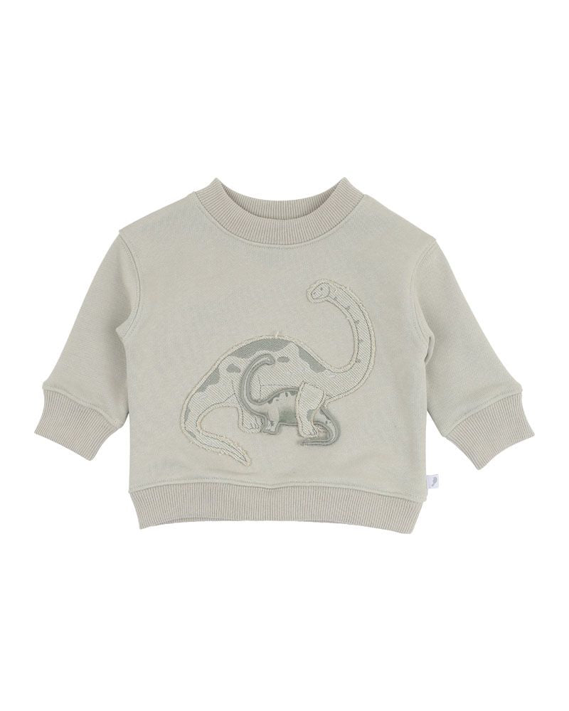 Bebe Isaac 3D Dinosaur Sweatshirt - Light Sage