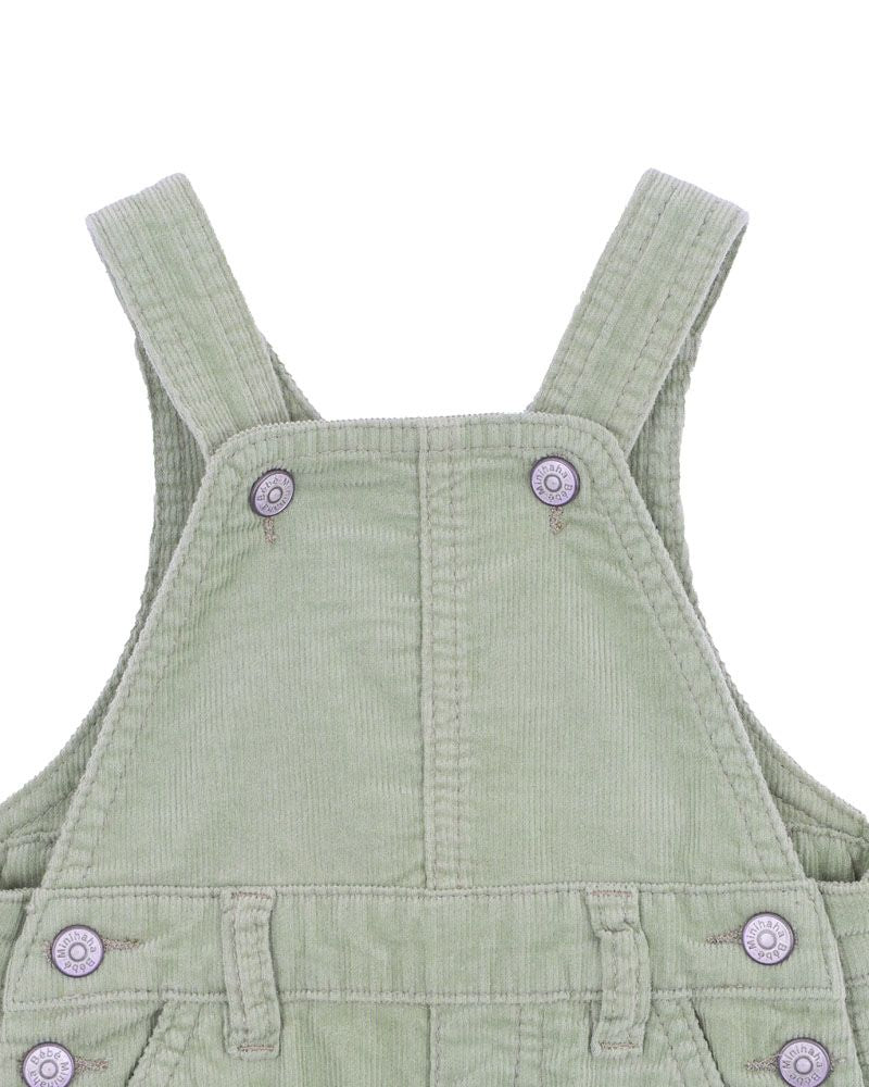 Bebe Isaac Cord Overalls - Sage Green