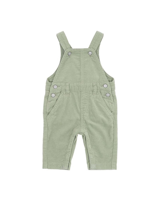 Bebe Isaac Cord Overalls - Sage Green