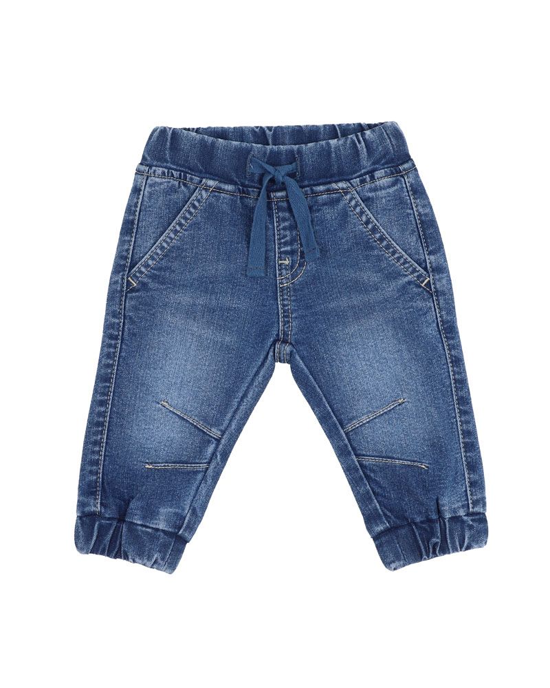 Bebe Isaac Denim Pull On Jeans - Indigo Blue