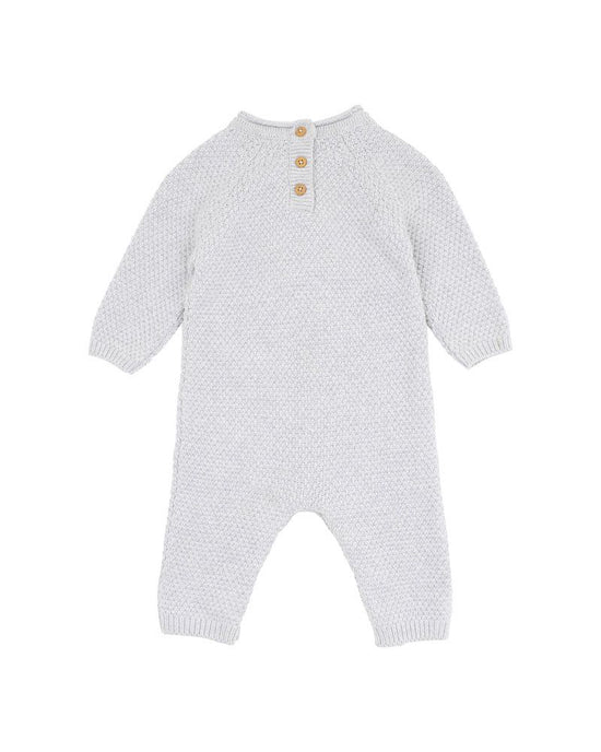 Bebe Bailey Koala Knitted Romper - Grey Marle