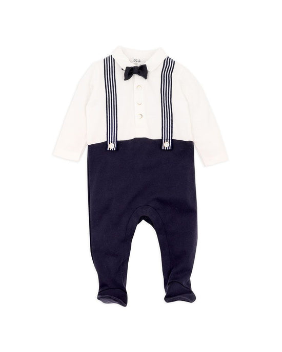 Bebe Oliver Gentleman Onesie - Cloud Navy