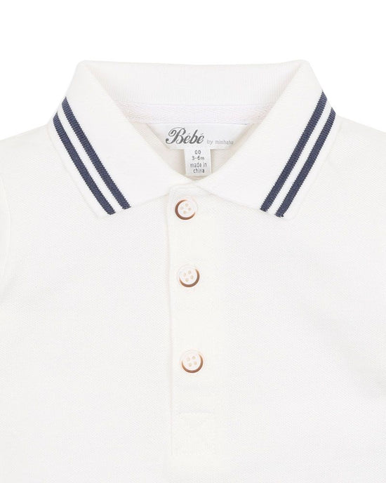 Bebe Oliver L/S Polo - Cloud