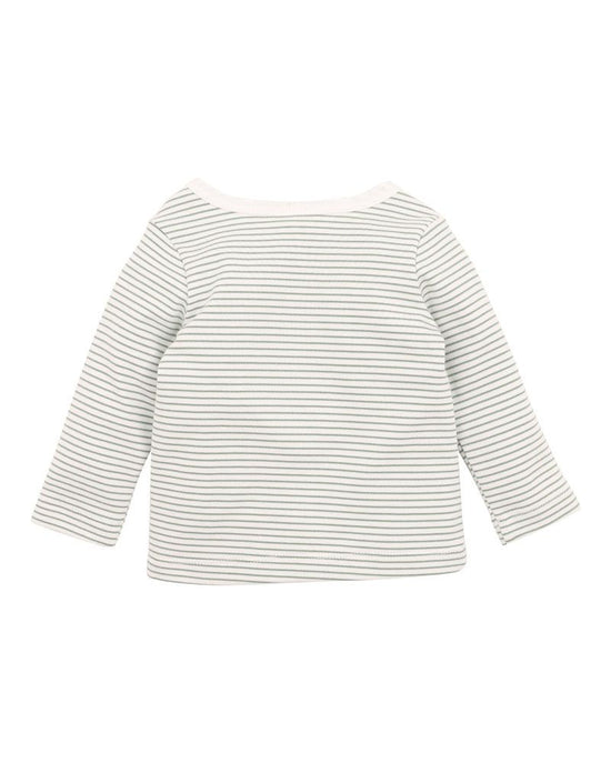 Bebe Toby Hedgehog Tee - Sage Stripe