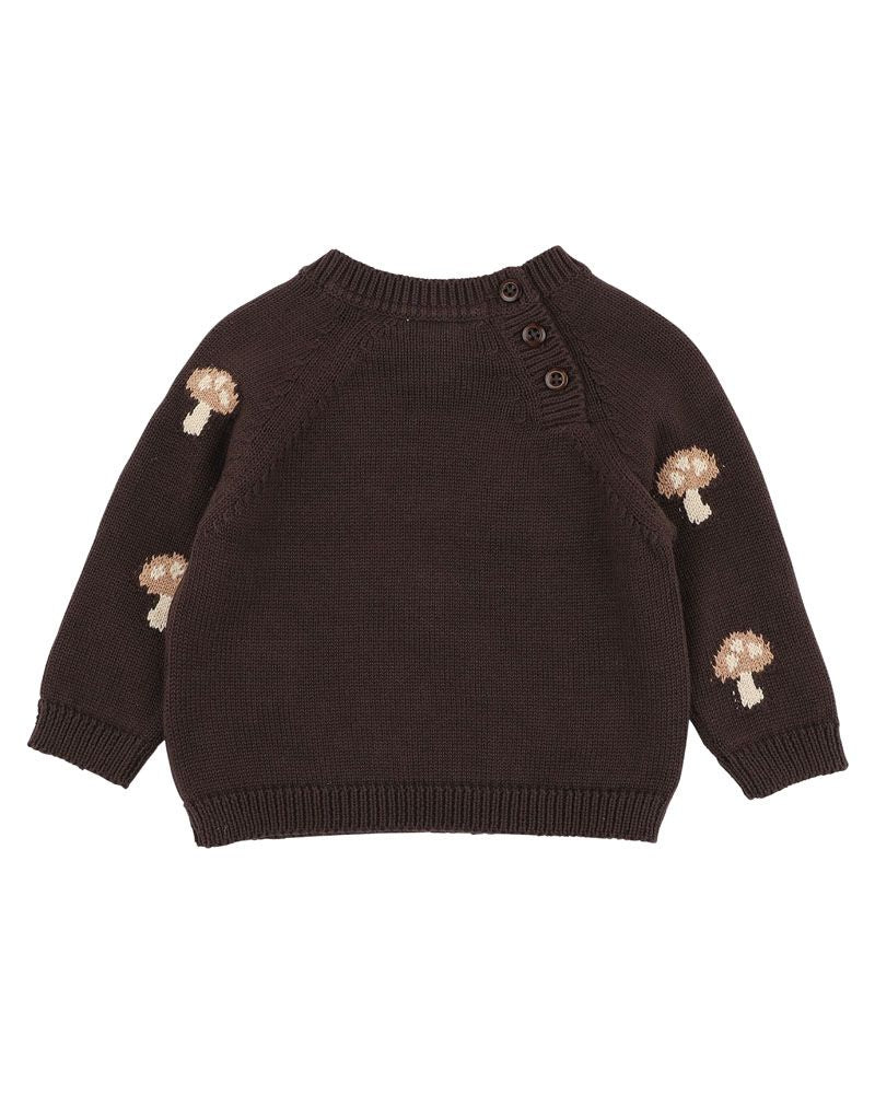 Bebe Toby Mushroom Jumper - Dark Oak