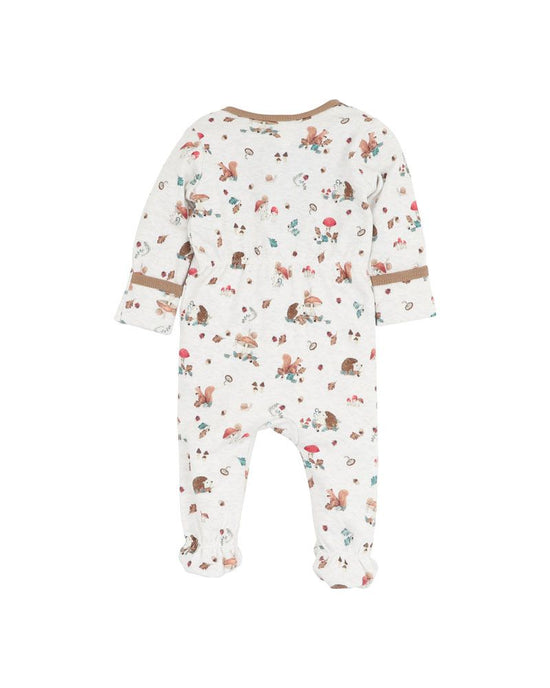 Bebe Toby Print LS Zip Onesie