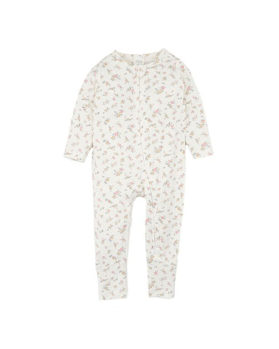 Bebe Rosie Ecocosy Organic LS Zipsuit