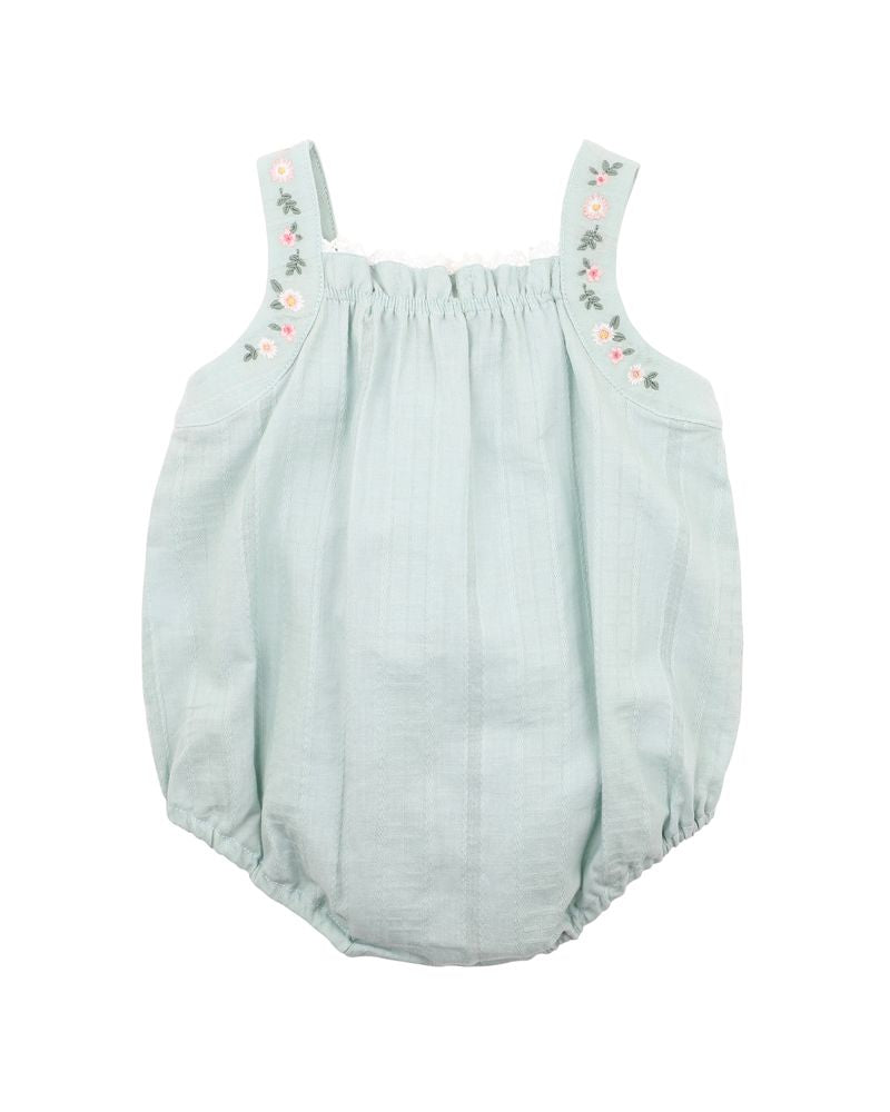 Bebe Zoe Embroidered Bodysuit - Sage