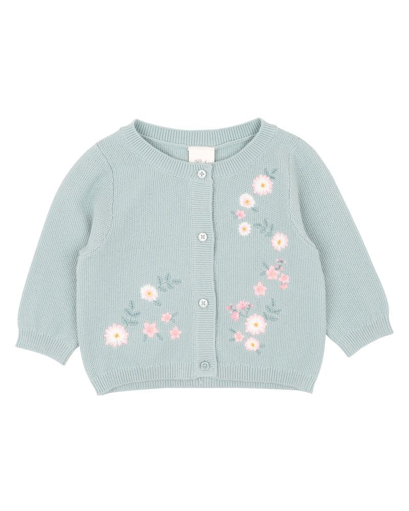 Bebe Zoe Knitted Cardigan - Sage