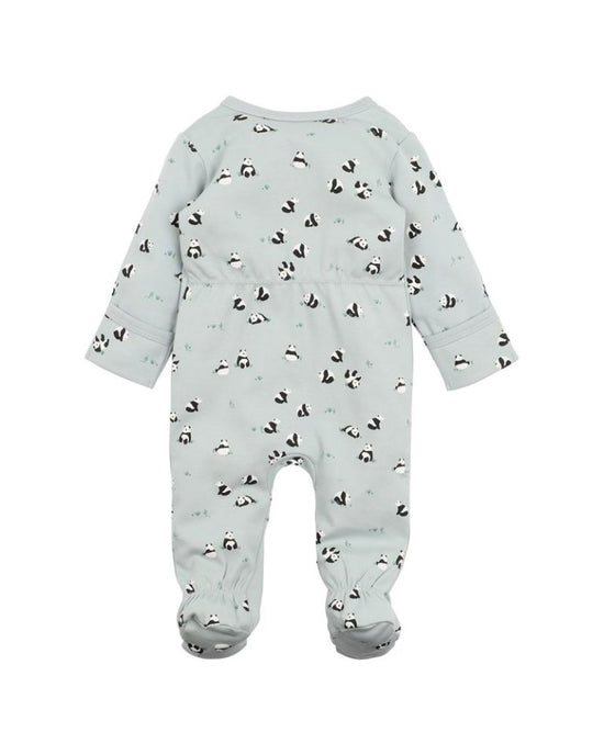 Bebe Angus Print LS Zip Onesie