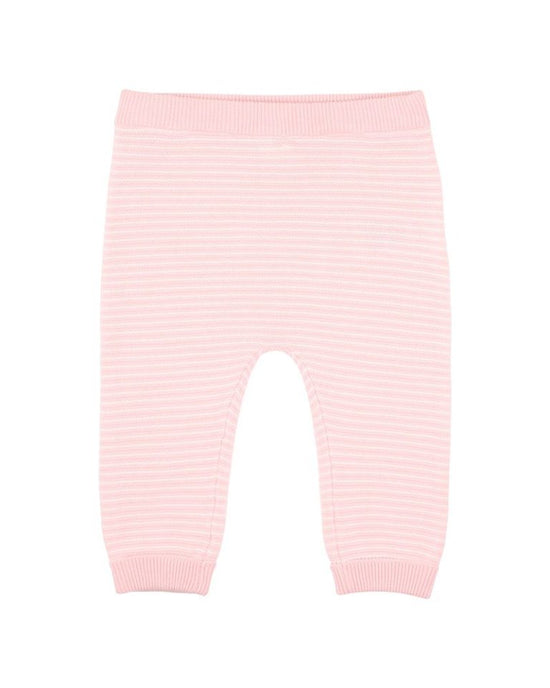 Bebe Ciara Pink Stripe Knitted Leggings