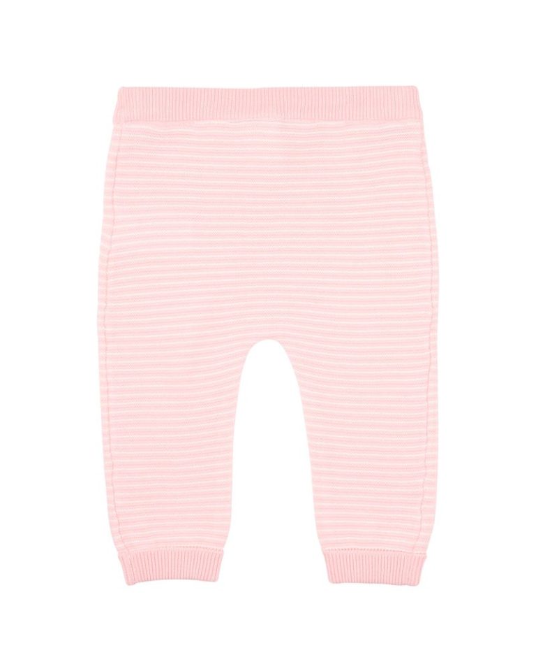 Bebe Ciara Pink Stripe Knitted Leggings