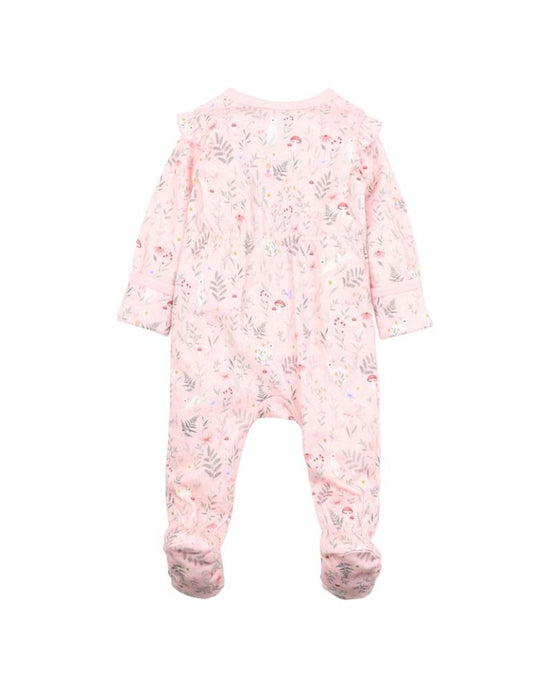 Bebe Ciara Print LS Zip Onesie