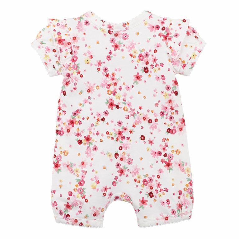 Bebe Hazel Print Zip Romper - Print