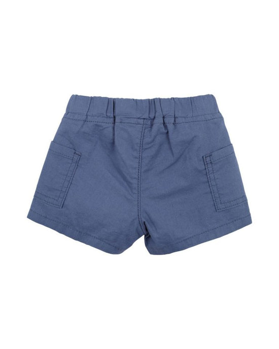 Bebe Kai Button Front Shorts - Mid Blue