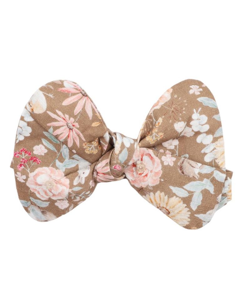 Bebe Olive Brown Print Headband