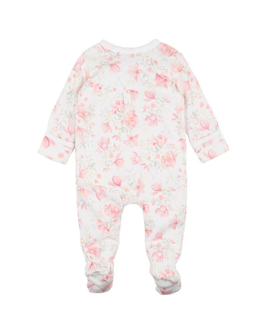 Bebe Sage LS Zip Onesie – Sage Print