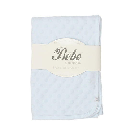 Bebe Spot Layette Bunny Rug Blue