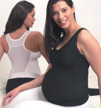 Belly Bra Maternity Support Tank - Black