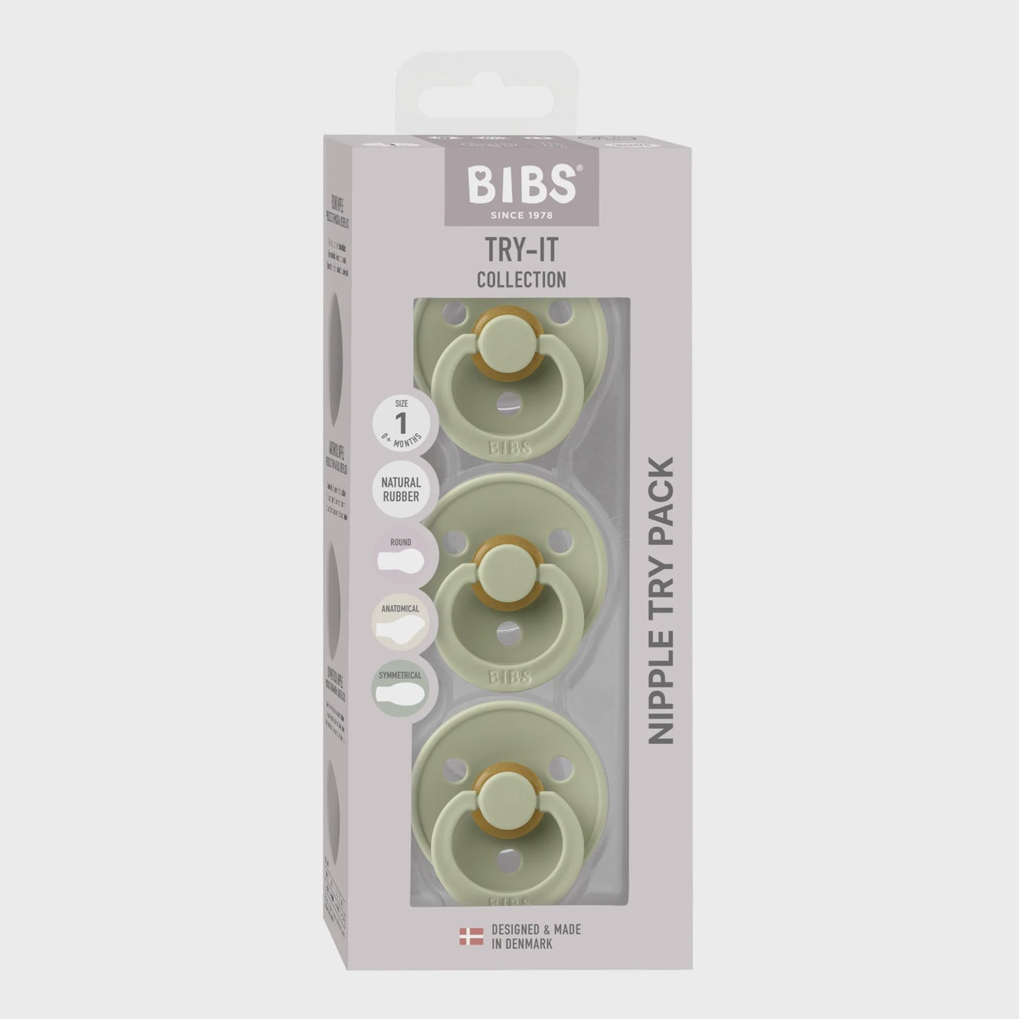 Bibs Try-It Colour 3pk - Sage