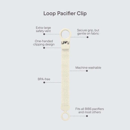 Bibs Pacifier Clip Loop - Peri