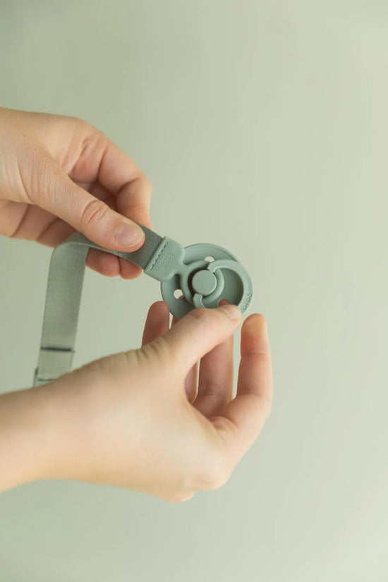 Bibs Pacifier Clip Loop - Sage
