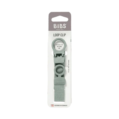 Bibs Pacifier Clip Loop - Sage