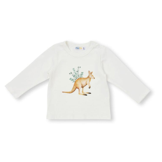 Indigo & Lellow Brooklyn LS Tee - Kangaroo