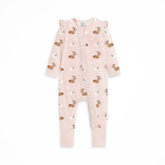 Child Of Mine Bamboo Zipsuit - Classic Fawn