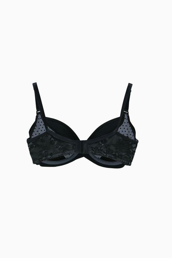 Cake Waffles Bra - Black