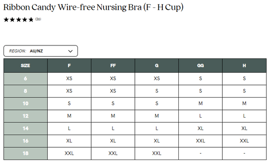 Cake Ribbon Candy Wire-free Nursing Bra (F - H Cup) - Chestnut