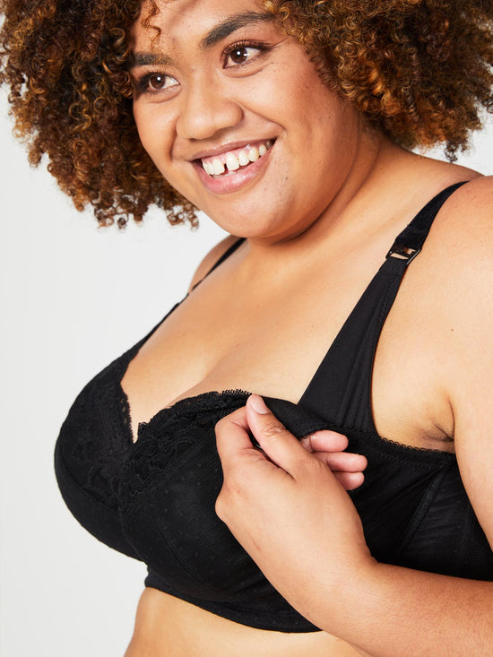 Cake TimTams Nursing Bra - Black