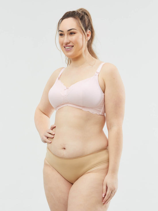 Cake Taffy Busty Non-Wire Nursing Bra - Rose