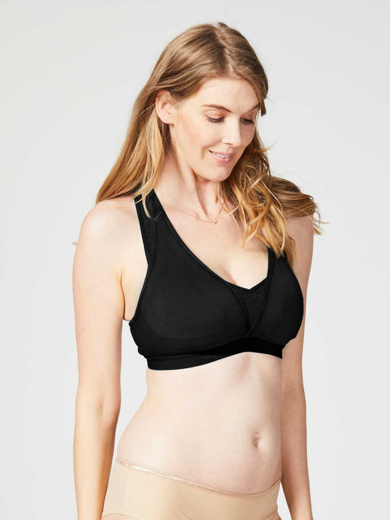 Cake Lotus Yoga & Pump Busty Bra (E - FF) - Black