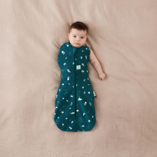 Ergo Pouch Cocoon Swaddle Bag 0.2 TOG - Ocean