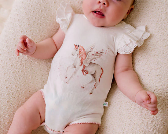 Confetti Kidz Print Bodysuit - Magical Unicorns