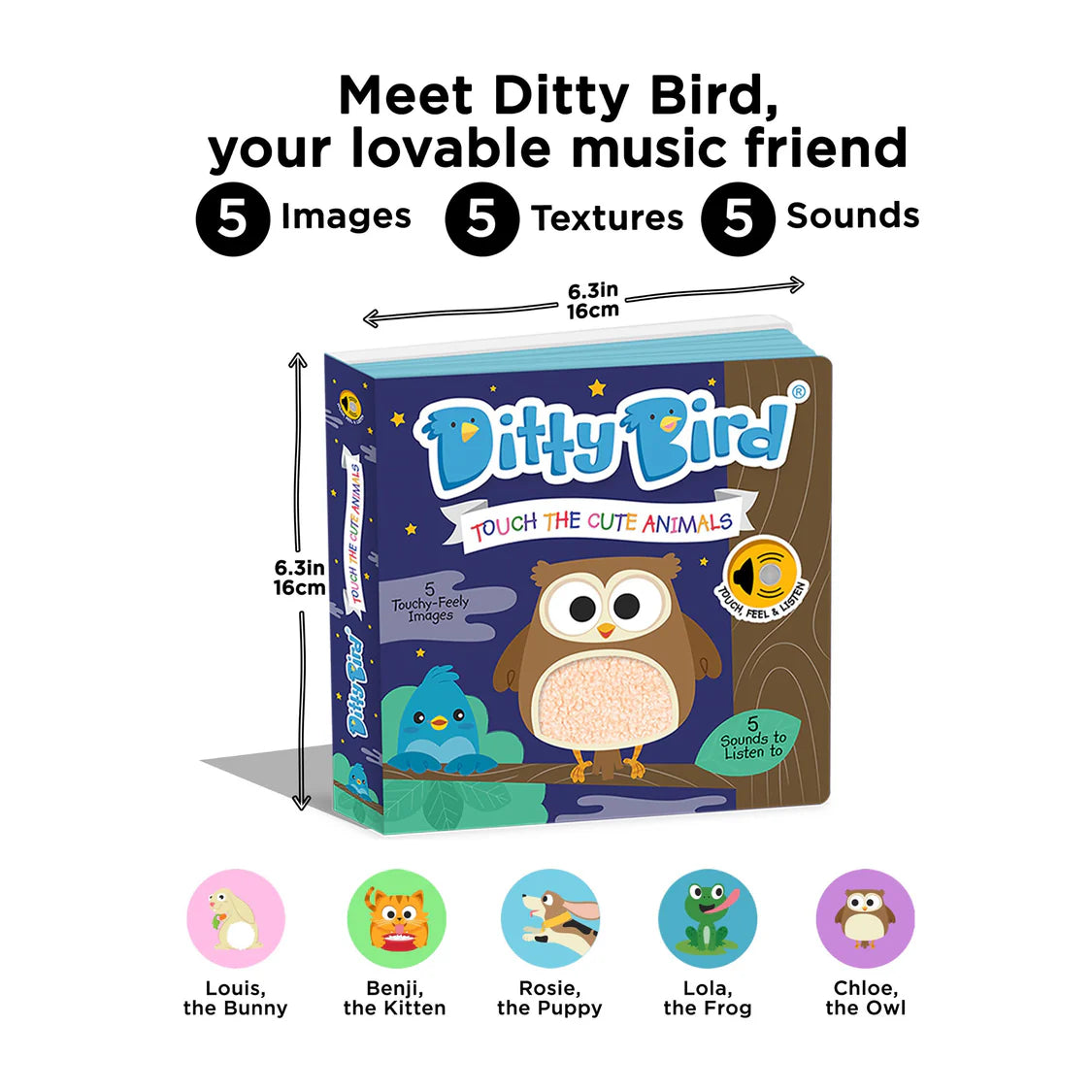 Ditty Bird Touch Sound Book
