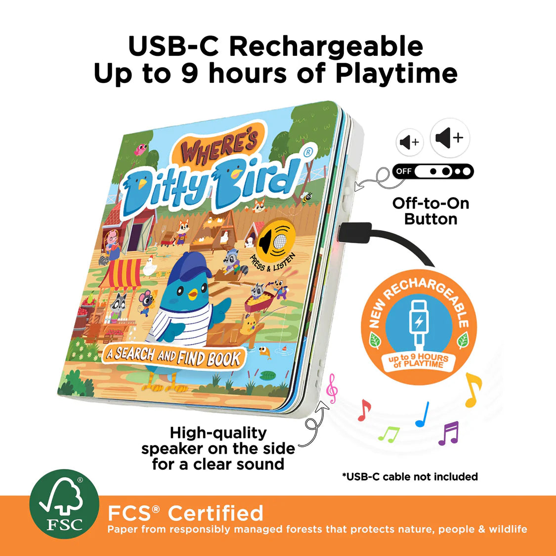 Ditty Bird Where's Ditty Bird? Sound Book