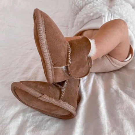 Emu Platinum Baby Bootie - Chestnut
