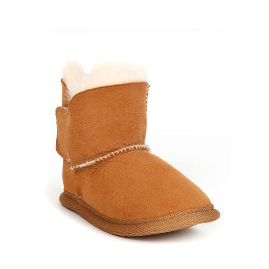 Emu Platinum Baby Bootie - Chestnut