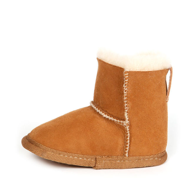 Emu Platinum Baby Bootie - Chestnut