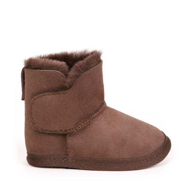 Emu Platinum Baby Bootie - Chocolate