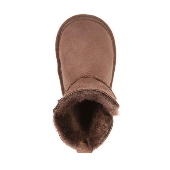 Emu Platinum Baby Bootie - Chocolate