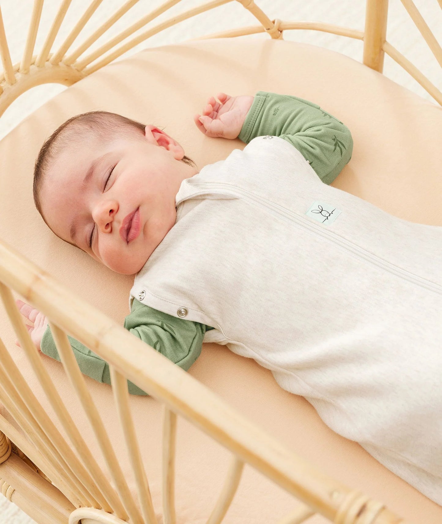 Ergo Pouch Cocoon Swaddle Bag 0.2 TOG - Oatmeal Marle