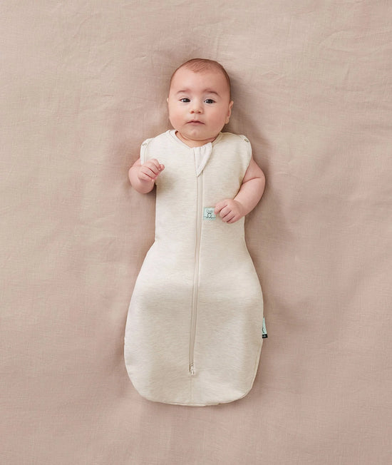 Ergo Pouch Cocoon Swaddle Bag 0.2 TOG - Oatmeal Marle