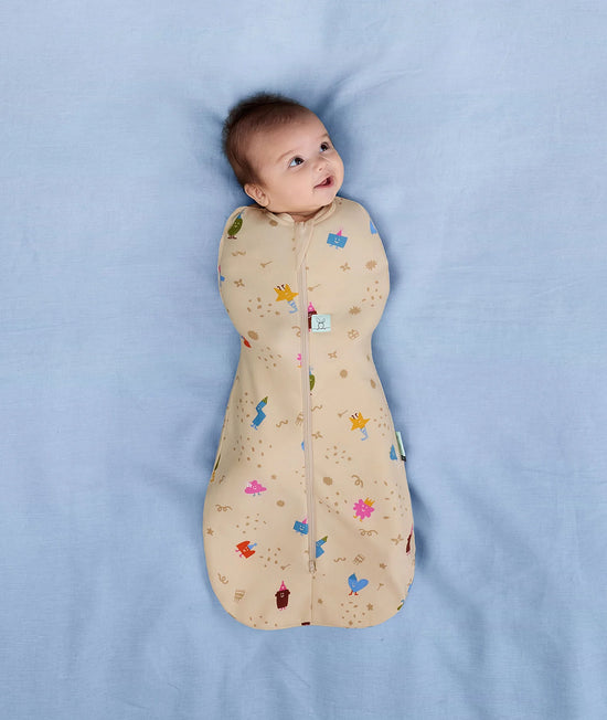 Ergo Pouch Cocoon Swaddle Bag 1.0 TOG - Birthday Blobs