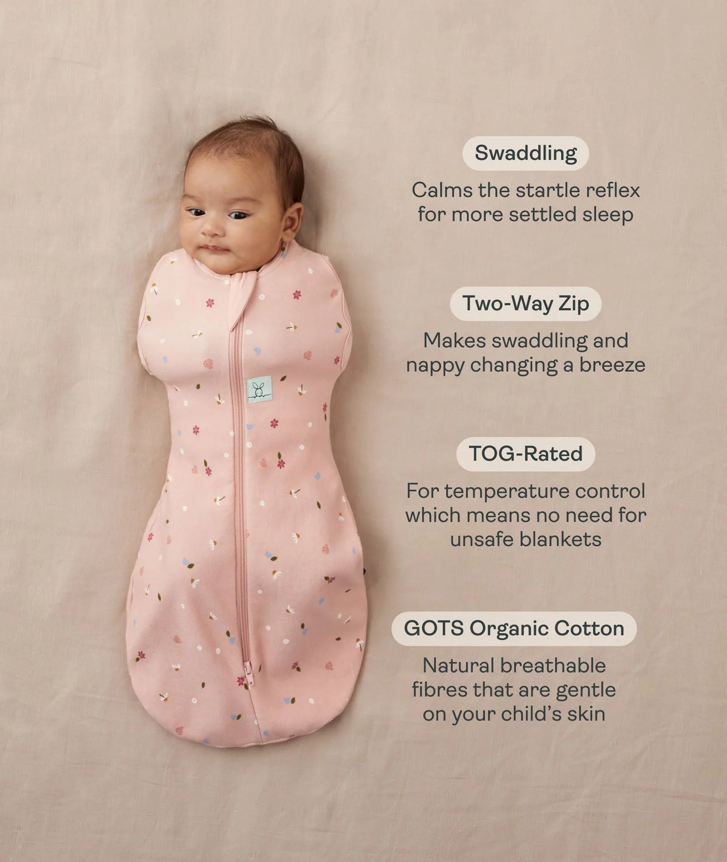 Ergo Pouch Cocoon Sleep Set 1.0 TOG - Sage