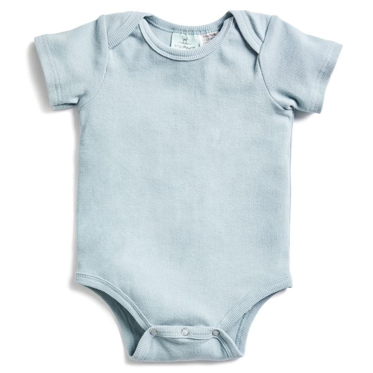 Ergo Pouch SS Bodysuit 0.2 TOG - Sterling Blue