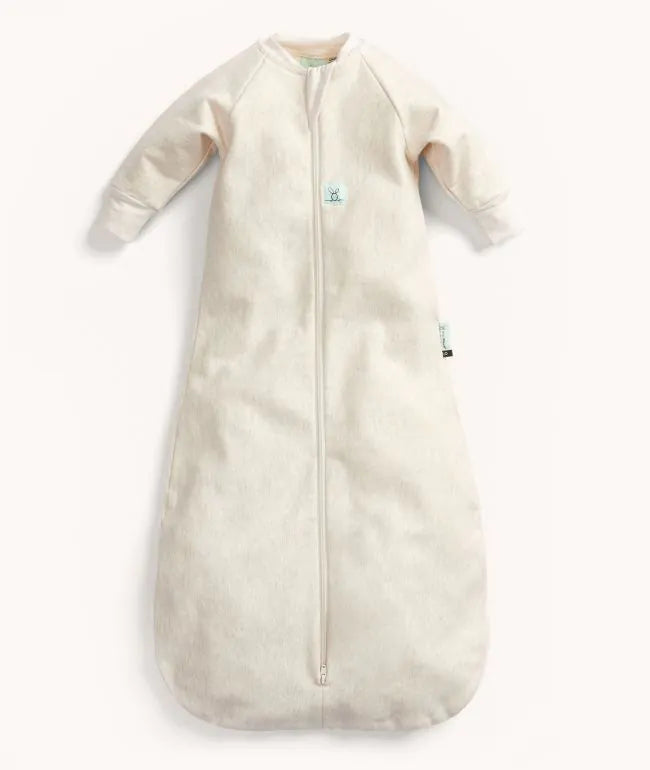 Ergo Pouch Jersey Sleeping Bag Long Sleeve 1.0 TOG - Oatmeal Marle