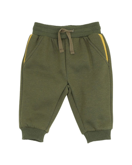 Fox & Finch High Flyer Track Pants - Khaki Green